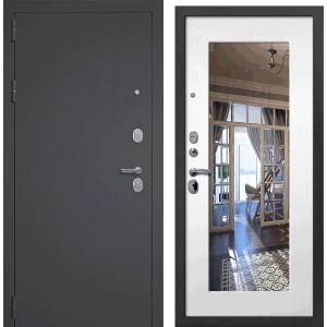 Входная дверь 3К МОДЕРН (Черный муар/ Ясень белый)