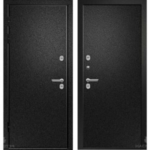 Входная дверь ВЕСТА М Термо (Букле черный/ Букле черный)