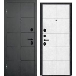 Входная дверь ЛУАРА (Бетон графит/ Бетон снежный)