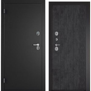 Входная дверь НОРД Термо (Антик серебро/ Бетон графит)
