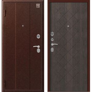 Входная дверь V-02 (Антик медь/ Венге)