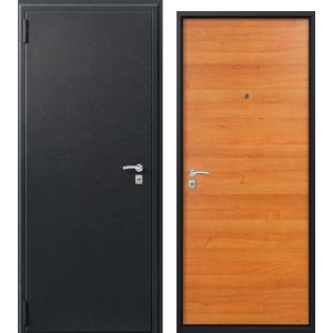 Входная дверь О-10 (Сатин черный/ Миланский орех)
