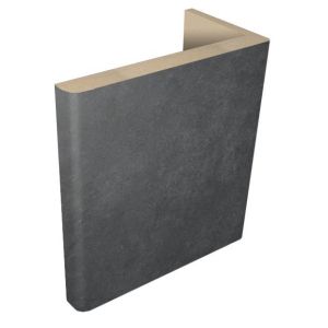 3мм Наличник ЕВРОТЕЛЕСКОП 8х70х2150 ПВХ Бетон темный