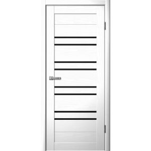 Межкомнатная дверь LA STELLA 282 NEW Макиато, стекло Lacobel черное