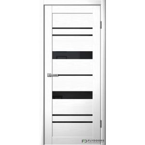 Межкомнатная дверь LA STELLA 283 NEW Макиато, стекло Lacobel черное