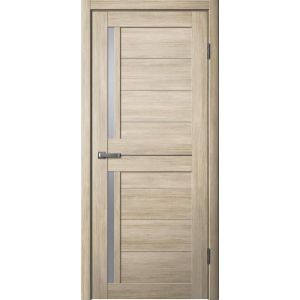 Межкомнатная дверь LA STELLA 202 Ясень латте, матовое стекло Мателюкс