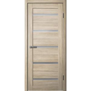 Межкомнатная дверь LA STELLA 206 Ясень латте, матовое стекло Мателюкс