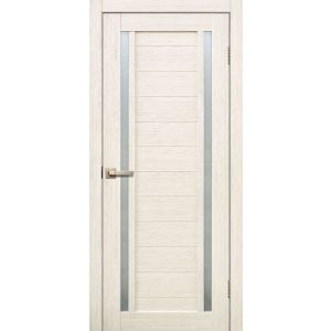 Межкомнатная дверь LITE DOORS L23 Бьянко, матовое стекло Мателюкс