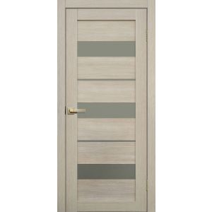 Межкомнатная дверь LITE DOORS L20 Ясень 3D, матовое стекло Мателюкс