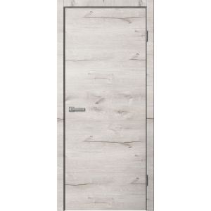 Межкомнатная дверь LF01 ПВХ Дуб арктик, глухое