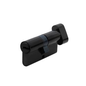 Цилиндр GUTFLAN GN 60 BLACK Черный, ключ/ завертка