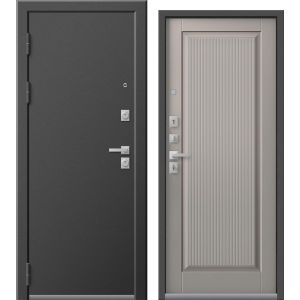 Входная дверь LUX-7 (Пепельный муар/ Кашемир грей)