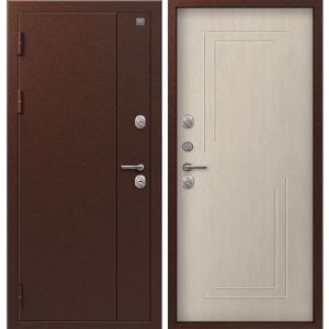 Входная дверь Термо-100 МИНИ (Антик медь/ Седой дуб)