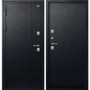 Входная дверь Термо-111 (Черный муар/ Черный муар)