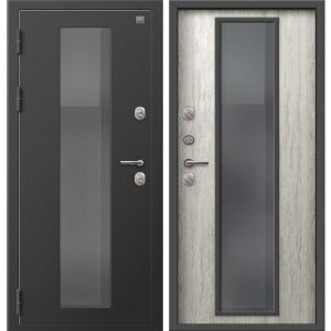 Входная дверь Термо-1000 (Пепельный муар/ Полярный дуб)
