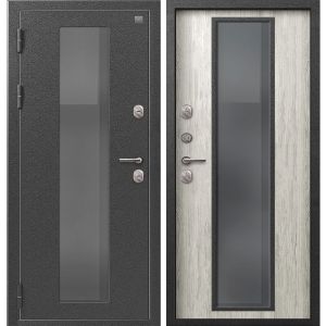 Входная дверь Термо-1000 (Серебро антик/ Полярный дуб)
