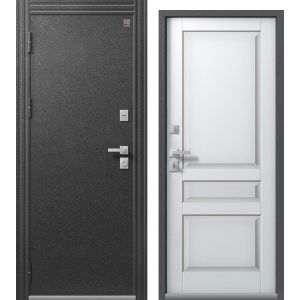 Входная дверь Термо-2 (Антрацит муар/ Кашемир белый)