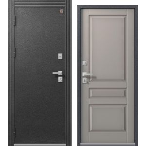Входная дверь Термо-2 (Антрацит муар/ Кашемир грей)