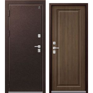Входная дверь Термо-4 (Шоколадный муар/ Миндаль)