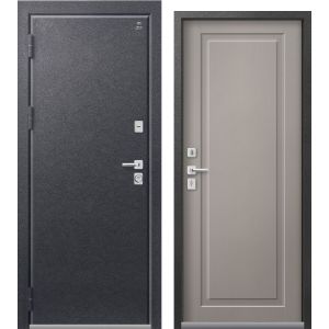 Входная дверь Термо-4 (Антрацит муар/ Кашемир грей)