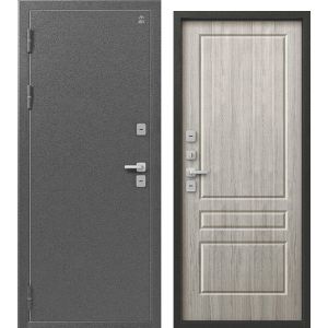 Входная дверь Термо-6 (Серебро антик/ Полярный дуб)