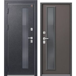 Входная дверь Термо-10 (Антрацит муар/ Ясень пепельный)