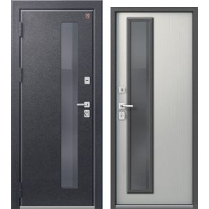 Входная дверь Термо-10 (Антрацит муар/ Ясень скандинавский)