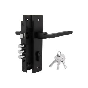 Дверной комплект PALIDORE LHS 6237-220 BLACK Черный, 3 ключа