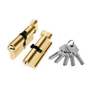 Цилиндр PALIDORE 70PB 30С/40 ключ/ключ Золото