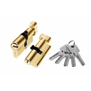 Цилиндр PALIDORE 70PB ключ/завертка Золото