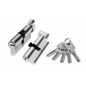 Цилиндр PALIDORE 80PC 35/45 ключ/завертка Хром