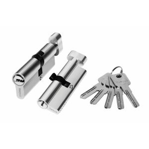 Цилиндр PALIDORE 90PC 50/40С ключ/завертка Хром