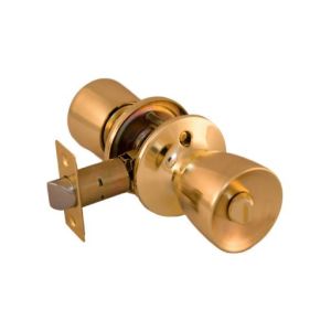 Ручка с защелкой-кноб ARSENAL 3091 PB BK Золото, завертка