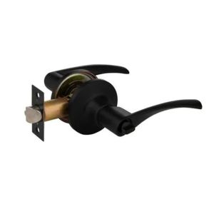 Ручка с защелкой-кноб ARSENAL 860 BLACK BK Черный, завертка