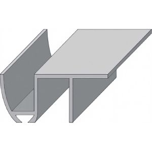 Нижняя направляющая для раздвижных дверей RENZ 1м, Щ-образная