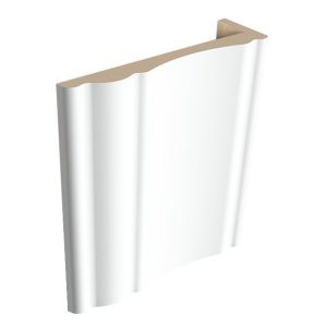 3мм Наличник фигурный ТЕЛЕСКОП 10х80х2150 Эмалит белый (3)