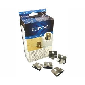 Клипса для плинтуса Clipstar упаковка 50шт. (крепеж)