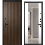 Входная дверь ФОРЕСТ (Дуб медовый с патиной/ Velluto Bianco)