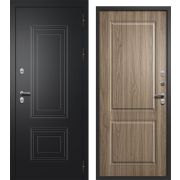 Входная дверь ШТОРМ Термо (Букле черный/ Орех пекан медовый)