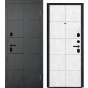 Входная дверь ЛУАРА (Бетон графит/ Бетон снежный)