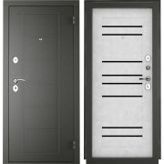 Входная дверь ТИТАН 8C (Графит/ Бетон снежный)