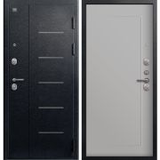 Входная дверь V-03 (Черный муар/ Кашемир сильвер)