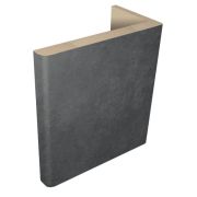 3мм Наличник ЕВРОТЕЛЕСКОП 8х70х2150 ПВХ Бетон темный