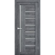 Межкомнатная дверь LITE DOORS L17 Дуб стоунвуд, матовое стекло Мателюкс