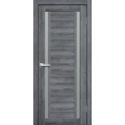 Межкомнатная дверь LITE DOORS L23 Дуб стоунвуд, матовое стекло Мателюкс