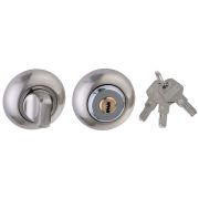 Завертка FD PALIDORE с ключем OL HH key, Никель белый