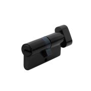 Цилиндр GUTFLAN GN 60 BLACK Черный, ключ/ завертка