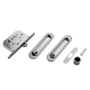 Сантехнический замок для раздвижных дверей FD PALIDORE SL SN Никель матовый