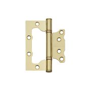 Петля без врезки FD ARSENAL 100*75*2,5 2BB PB Золото