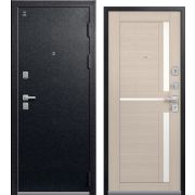 Входная дверь С-102 (Черный муар/ Светлая лиственница)